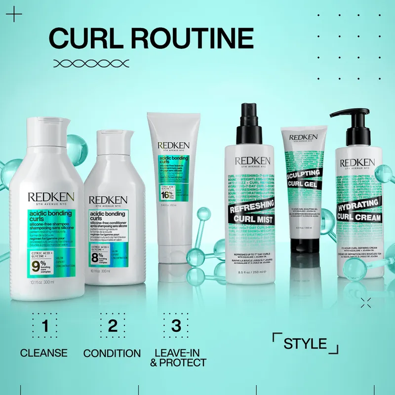 Bild 6 för Redken Acidic Bonding Concentrate Curls Leave-in Treatment 250 ml