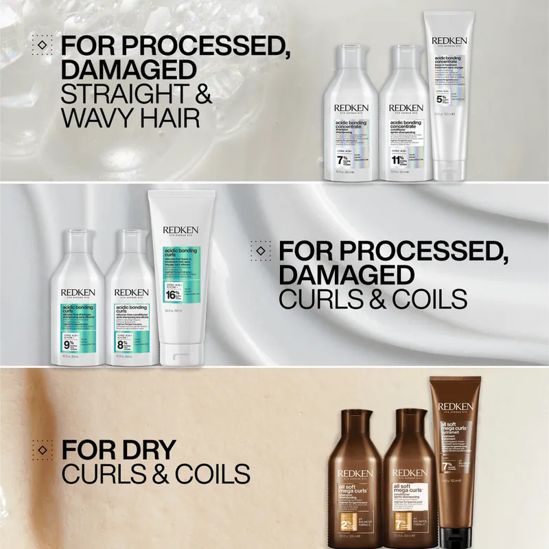 Bild 7 för Redken Acidic Bonding Concentrate Curls Leave-in Treatment 250 ml