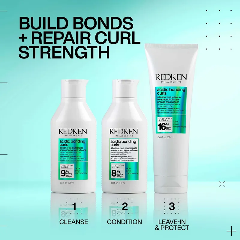 Bild 2 för Redken Acidic Bonding Concentrate Curls Shampoo 300 ml