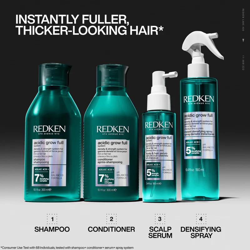 Bild 8 för Redken Acidic Grow Full System Densifying Shampoo 300ml