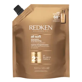 Produktfoto för Redken All Soft Shampoo Refill 500 ml