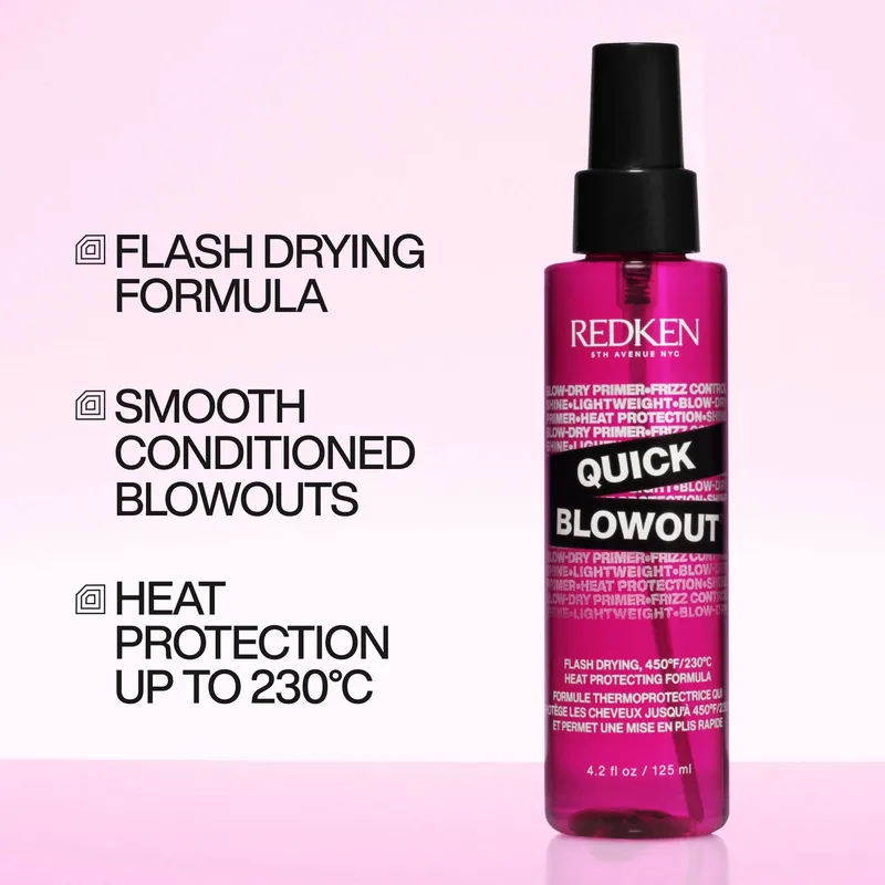 Bild 2 för Redken Blowout Quick Blowout Heat Protective Spray 125 ml