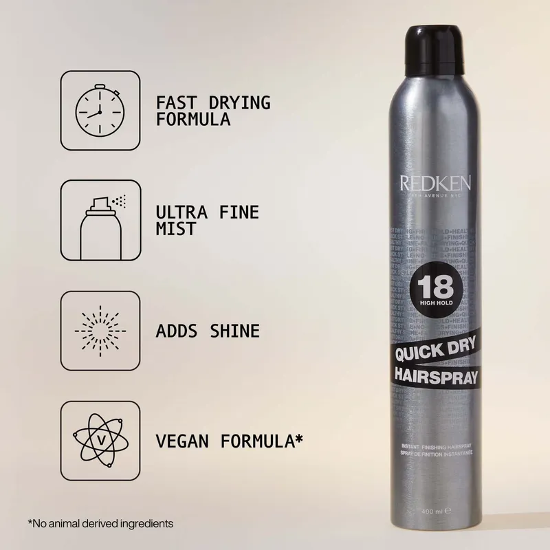 Bild 2 för Redken Styling Quick Dry Hairspray 400 ml