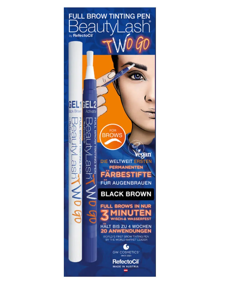 Bild 2 för Refectocil Two Go Beautylash Black Brown 1 ml 2 stk.