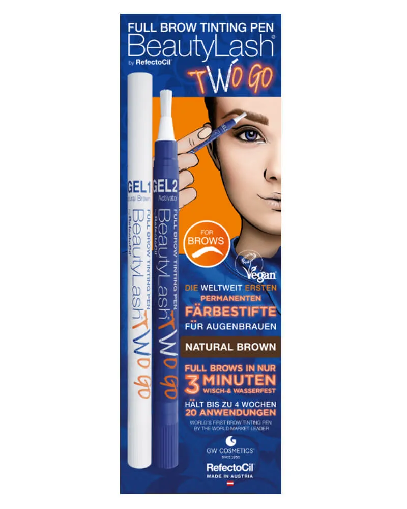 Bild 2 för Refectocil Two Go Beautylash Natural Brown 1 ml 2 stk.