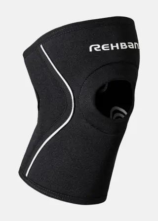 Produktfoto för Rehband UD Knee Sleeve Patella Open 5mm Black, Knästöd