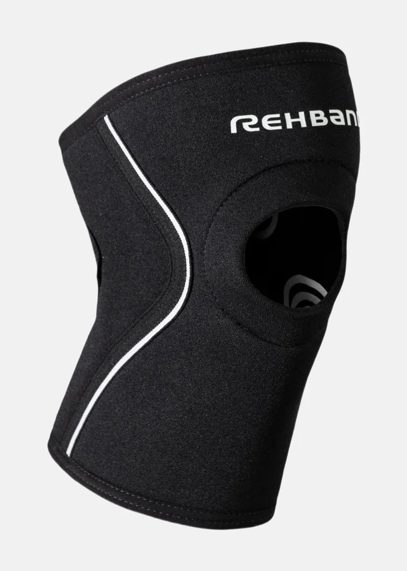 Bild 1 för Rehband UD Knee Sleeve Patella Open 5mm Black, Knästöd