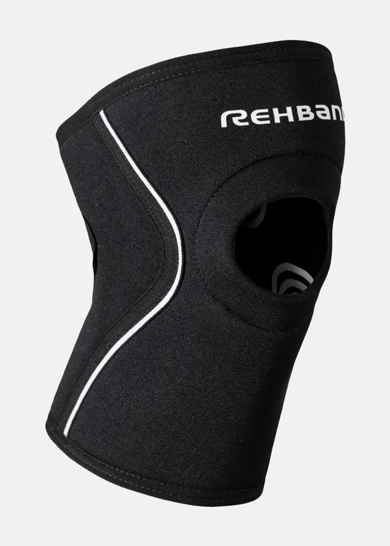 Bild 2 för Rehband UD Knee Sleeve Patella Open 5mm Black, Knästöd