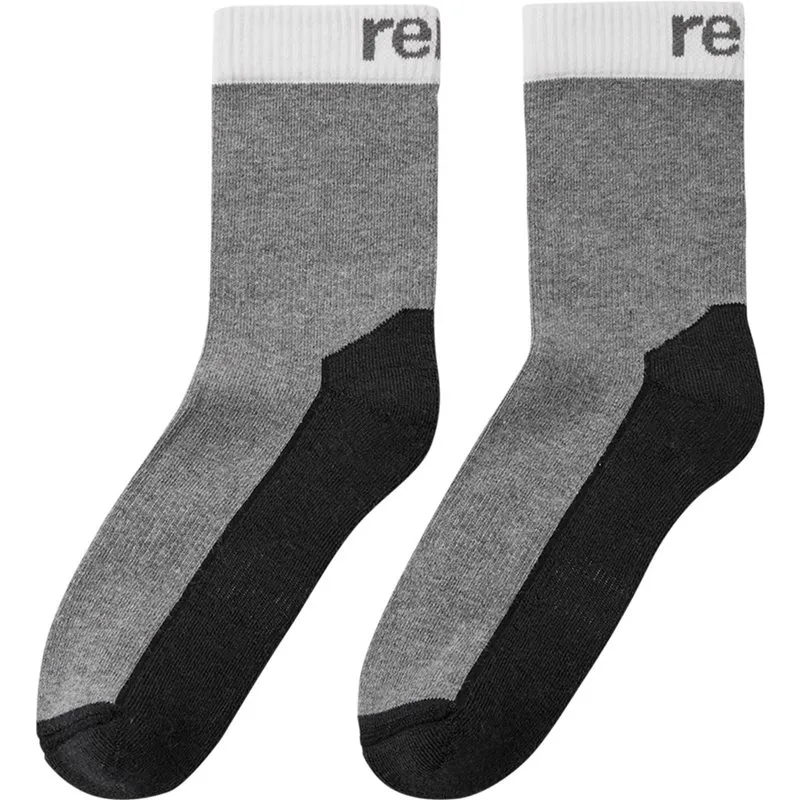 Alternativ bild 0 för Reima Socks Villalla Melange Grey Melange Grey 34