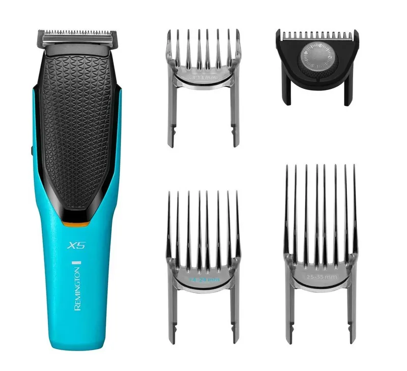 Bild 2 för Remington Power X Series X5, svart, blå, 3 mm, 3,5 cm, 0,1 mm, skägg, stål