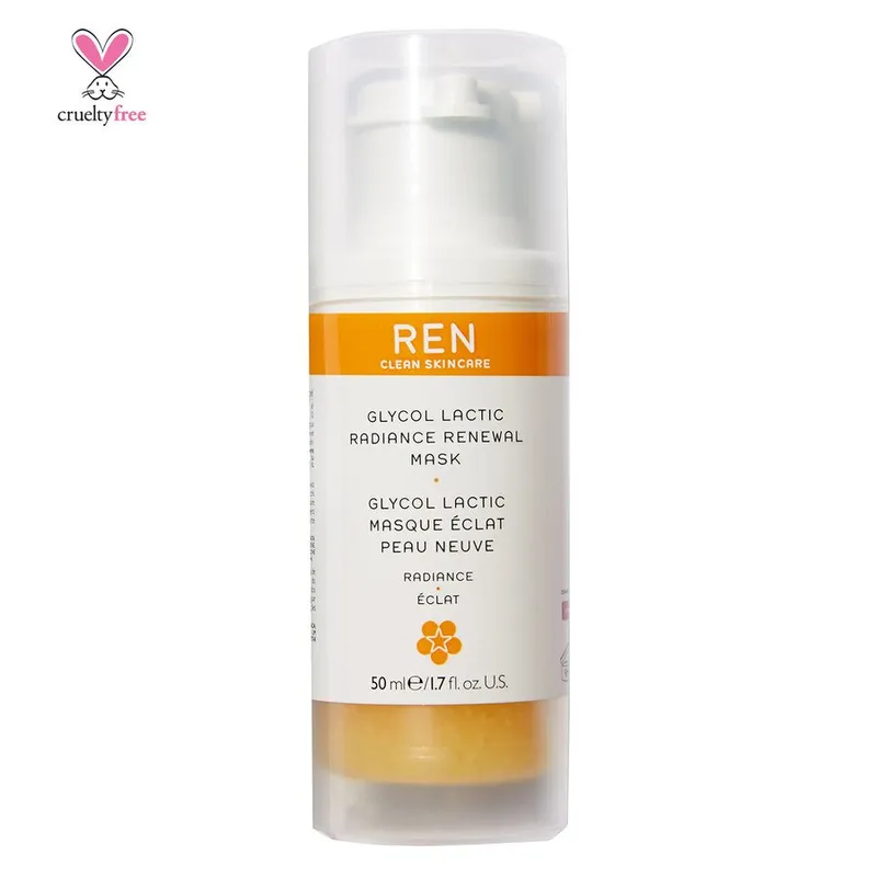 Bild 2 för REN Skincare Radiance Glyco Lactic Radiance Renewal Mask 50 ml