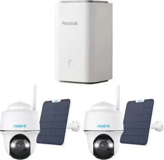 Produktfoto för Reolink Argus PT Ultra 4K trådlös säkerhetskamera (2-pack/solpanel)