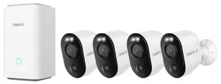 Produktfoto för Reolink Home Hub w/ 4x Argus 3 Ultra-kamera
