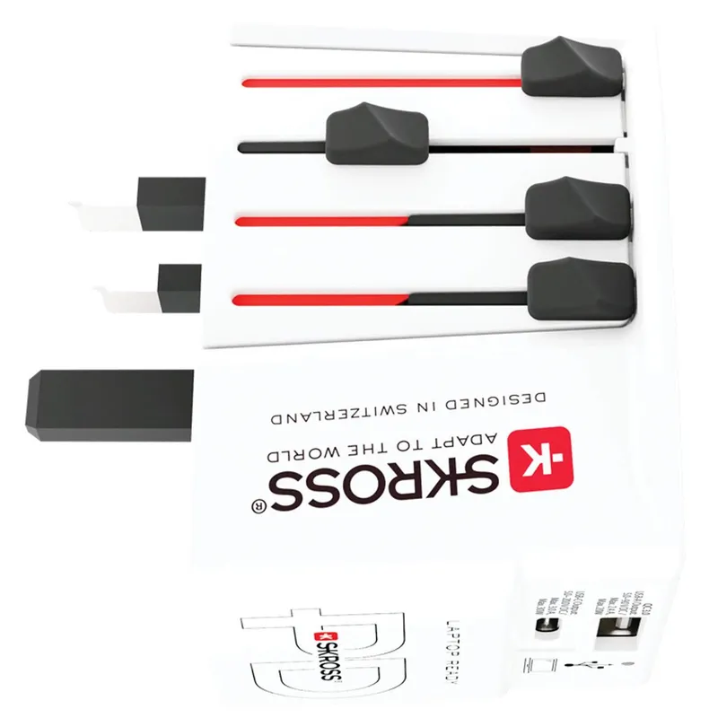 Bild 2 för Reseadapter USB-A och USB-C PD 30W – Icke-jordad