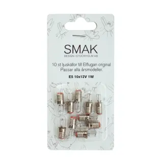 Produktfoto för Reservlampa E5 12V 1W 10-pack