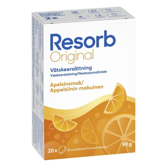 Alternativ bild 0 för Resorb Original Apelsin brustabletter