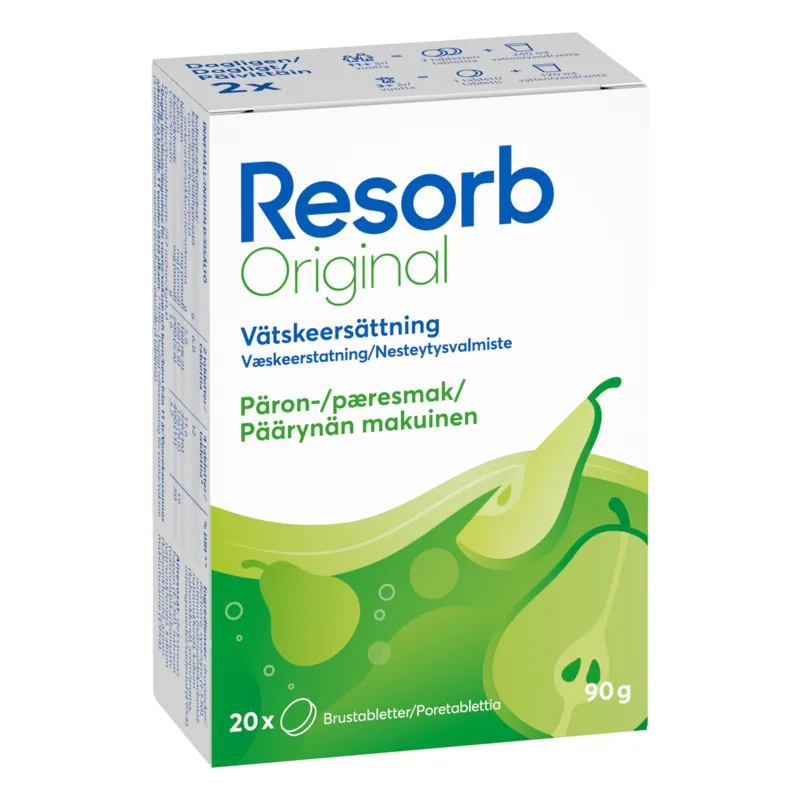 Bild 1 för Resorb Original Päron 20 brustabletter