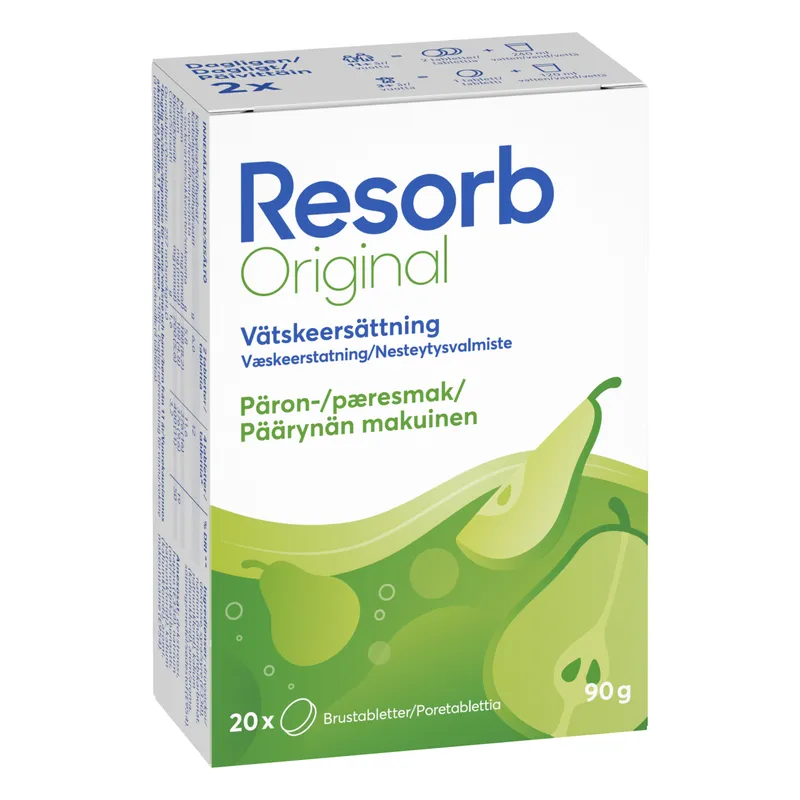 Bild 2 för Resorb Original Päron 20 brustabletter