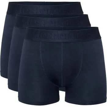 Alternativ bild 0 för Resteröds Kalsonger 3P Organic Cotton Boxer Regular Leg Marin ekologisk bomull X-Large Herr