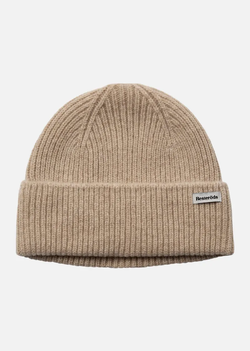Bild 1 för Resteröds Wool Beanie Beige ull One Size