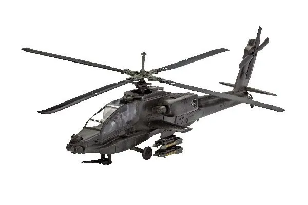 Alternativ bild 0 för Revell AH-64A Apache, Helikoptermodell, Monteringssats, 1:100, AH-64A Apache, Plast, Avancerade