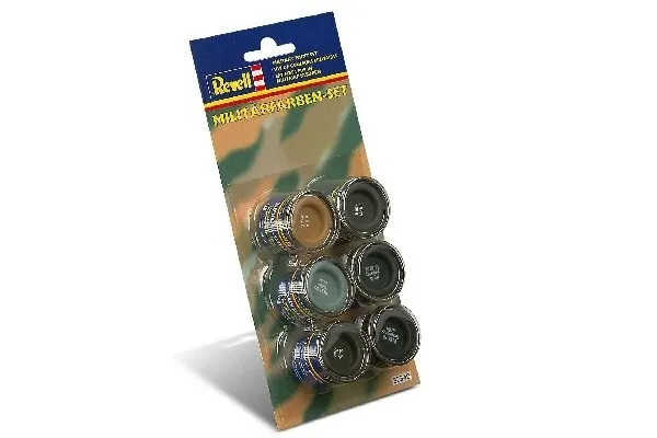 Alternativ bild 0 för Revell Enamel Paint-Legerkleurenset
