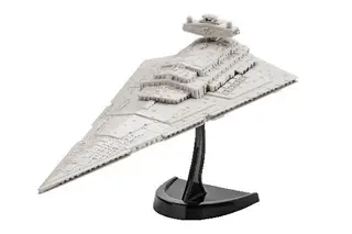 Produktfoto för Revell modellbygge Star Wars Imperial Star Destroyer, skala 1:12300, nivå 3, trogen reproduktion med många detaljer, lätt att limma och måla, 03609, 120 År
