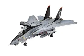 Produktfoto för Revell modellbyggsats Flygplan 1:72 - Grumman F-14D Super Tomcat i skala 1:72, nivå 3, trogen reproduktion med många detaljer, 03960, 120 År
