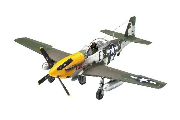 Alternativ bild 0 för Revell P-51D Mustang, Luftfarkostmodell med fast vinge, Monteringssats, 1:32, P-51D Mustang, Hankoppling, Plast