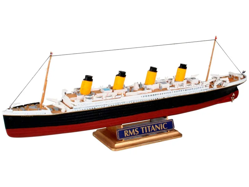 Bild 2 för Revell R.M.S. Titanic, Passagerarskeppsmodell, Monteringssats, 1:1200, RMS Titanic, Plast, Mellanliggande