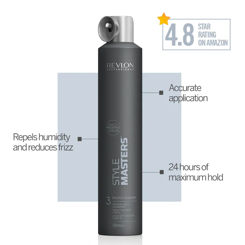 Bild 2 för Revlon Style Masters Photo Finisher Hairspray Strong Hold 500 ml