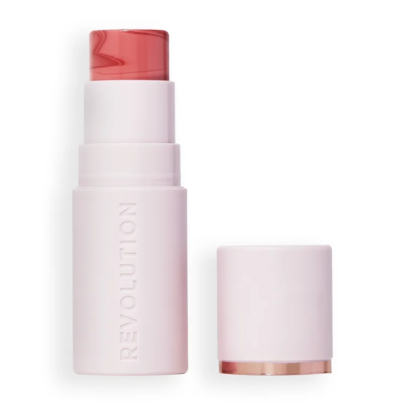 Bild 2 för Revolution Beauty London Revolution Skin Silk Marble Blush Stick Rosy Cheeks 4,5 g