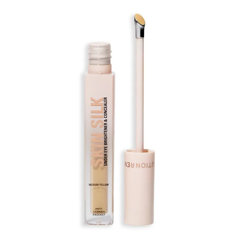 Bild 1 för Revolution Beauty London Revolution Skin Silk Radiant Serum Under Eye Brightener Medium Yellow 4 ml