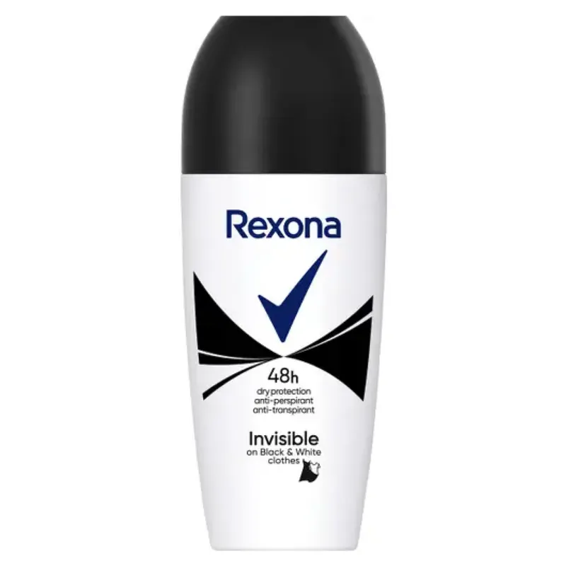 Bild 2 för Rexona 48h Invisible on black and white clothes roll-on 50 ml