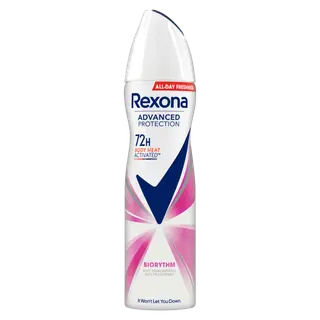 Produktfoto för Rexona 72h Advanced Protection Biorythm spray 150 ml
