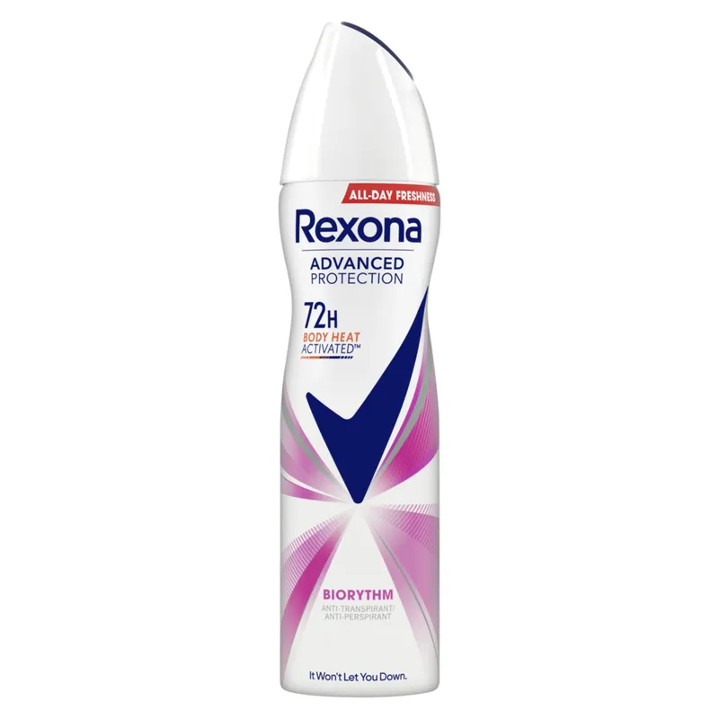 Bild 2 för Rexona 72h Advanced Protection Biorythm spray 150 ml