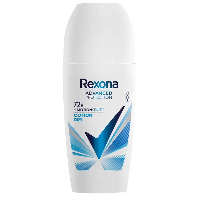 Bild 2 för Rexona 72h Advanced Protection Cotton Dry roll-on 50 ml