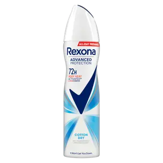 Produktfoto för Rexona 72h Advanced Protection Cotton Dry spray 150 ml