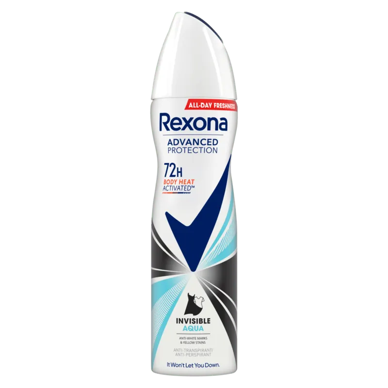 Bild 1 för Rexona 72h Advanced Protection Invisible Aqua spray 150 ml
