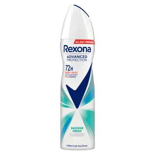 Produktfoto för Rexona 72h Advanced Protection Shower Fresh spray 150 ml
