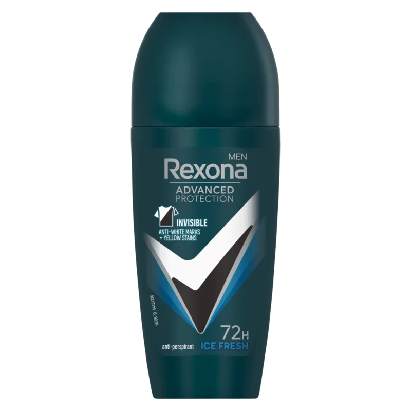 Bild 1 för Rexona Men 72h Advanced Protection Invisible Ice roll-on 50 ml