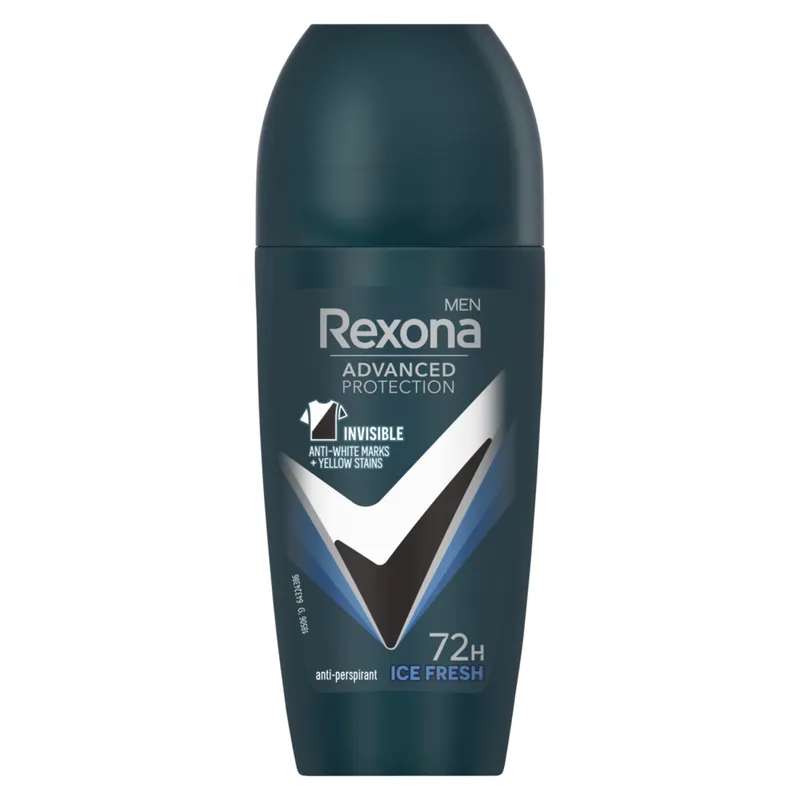 Bild 2 för Rexona Men 72h Advanced Protection Invisible Ice roll-on 50 ml