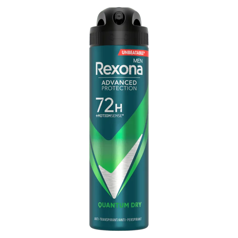Bild 1 för Rexona Men 72h Advanced Protection Quantum Dry spray 150 ml