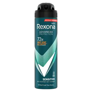 Produktfoto för Rexona Men 72h Advanced Protection Sensitive Spray 150 ml