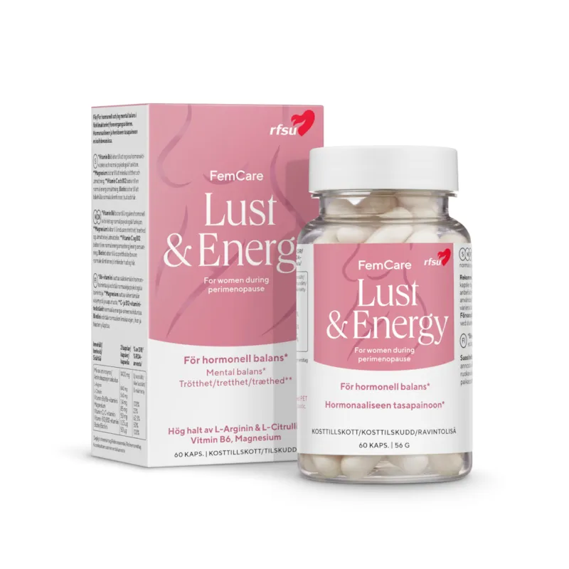 Bild 1 för RFSU FemCare Lust & Energy 60 kapslar