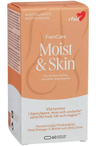 Bild 2 för RFSU FemCare Moist & Skin 60 kapslar