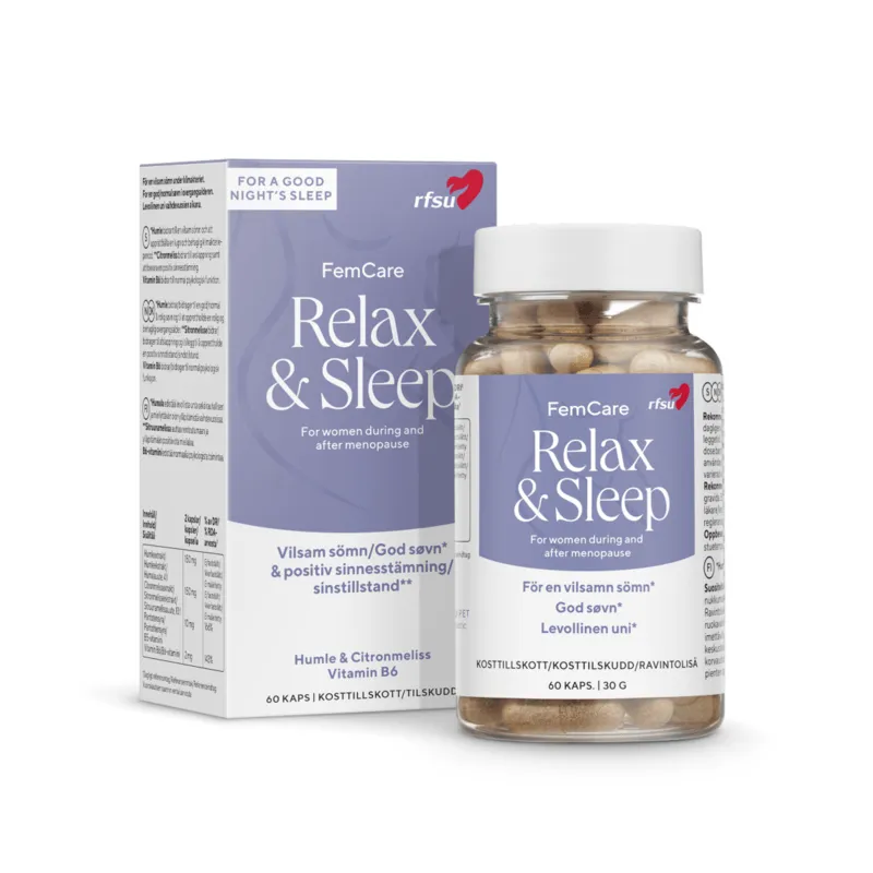 Bild 1 för RFSU FemCare Relax & Sleep 60 kapslar