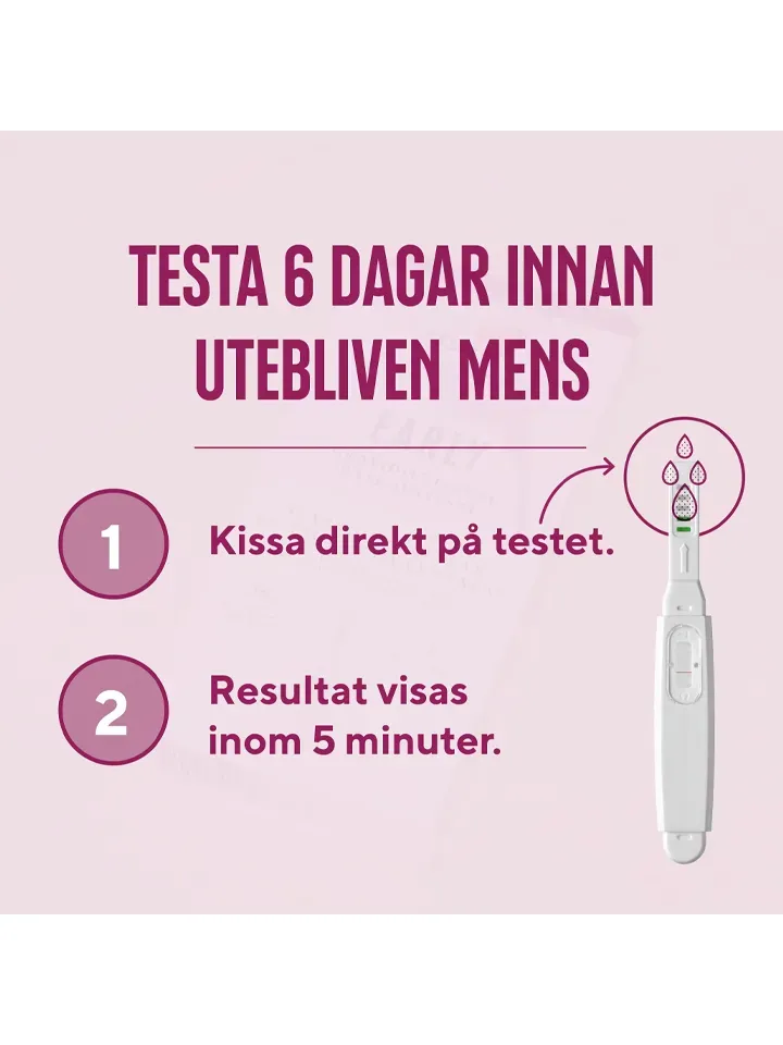 Bild 2 för RFSU Graviditetstest testa tidigt 1 st