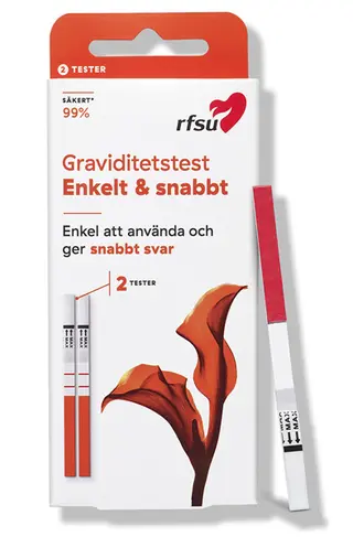Produktfoto för RFSU Graviditetstest Teststickor 2 st