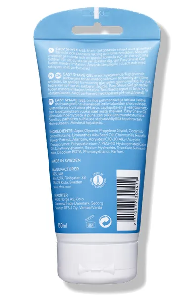 Bild 2 för RFSU Intim Easy Shave Gel 150 ml